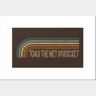 Toad the Wet Sprocket Retro Stripes Posters and Art